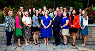 Group photo of 20 women